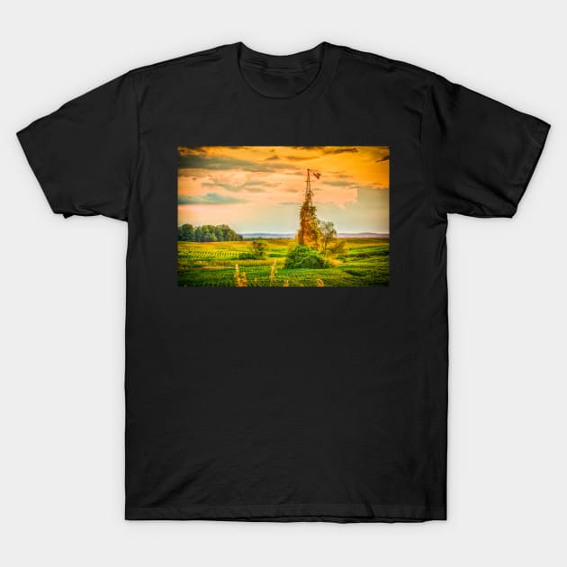 Country Windmill 3 T-Shirt by Robert Alsop